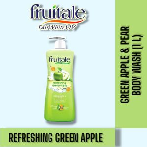 FRUITALE FAIR WHITE UV BODY WASH | 100% ORGANIC FRUIT ESSENCE | MOISTURISER ACTIONS | LONG LASTING FRAGRANCE