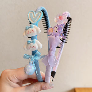 Childrens Hairband 2025 New Style Baby Girls Hair Pressing Band Comfortable Non-Tightening Fringe Clip Front Hair Accessory