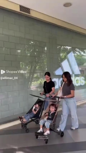 Foldable baby stroller lightweight and easy to carry