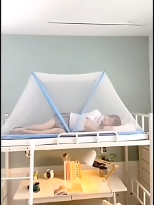 Portable Foldable Mosquito Net for Bed Sturdy Frame No Tools Needed Ideal for Queen & Single Beds