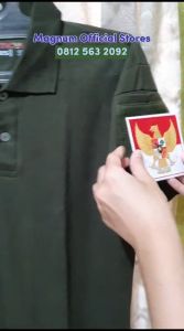 Kaos BARESKRIM Tactical PDL Kamuflase dan Warna S - 5XL Polo Lengan Pendek Free Bonus 3 Emblem Patch Prepet Perekat Velkro Army