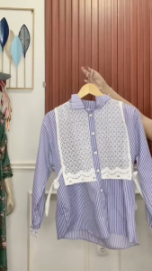 BIG PROMO!!! Desain Elegan untuk Wanita: Dena Kemaja Pollo Linen Mix Katun Broklat Elegan