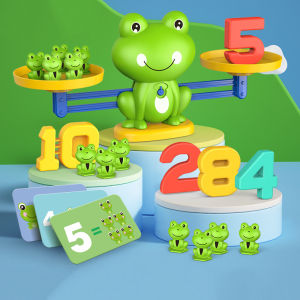 Kids Digital Frog Balance Toy Early Education Puzzle Addition and Subtraction Enlightenment Balance Mathematics Teaching Aids