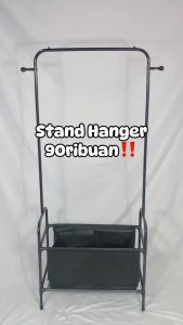 Inaso Rak Gantungan Baju Stand Hanger Rak Sepatu Susun Penyimpanan Pakaian Berdiri HSH120