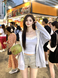 Spring Short Sporty Womens Jacket Versatile Long Sleeve Top Commute Style Loose Fit Regular Sleeve Length Zipper Closure