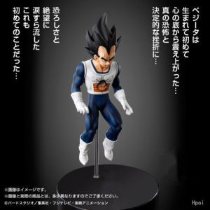 Bandai | Dragon Ball Z HG Vegeta Saiyan Warrior Battle Damaged Suit Boxed Collectible Figurine Desktop Decor For Anime Collectors