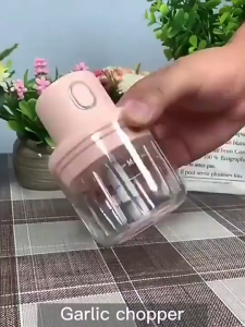 Wireless Electric Home Mini Meat Grinder Garlic Chopper Mincer One-Touch Operation Powerful Battery Automatic Grinder 