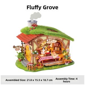 Rolife | DIY Handcrafted Triangle Wooden House Miniature Model