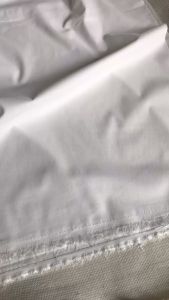 Vải Kate Spandex Màu Trắng Gạo Khổ 1m45 - Co Giãn 2 Chiều Mềm Mỏng - May Sơ Mi Áo Kiểu