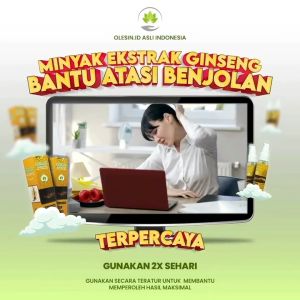 MINYAK GINGSENG OLESIN ID ORIGINAL OBAT BENJOLAN KELENJAR GETAH BENING