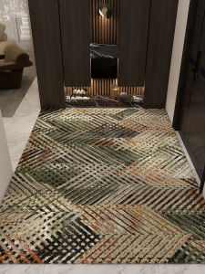 Entrance Door Mat Nordic Style Indoor Outdoor Mat Anti Slip Washable Dustproof Entrance Rug Door Threshold Mat Home Decor