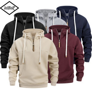Mens Hoodie Jacket Streetwear Long Sleeve Sweatshirts Zipper Hooded Pullover Male Sportswear Autumn Men Clothing Streetwear