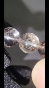 (SG Seller Ready Stocks) Top Grade Silver Rutilated Quartz Bracelet 9mm+ (with Certification) 顶级天然银发晶手链 (配证书) 9+毫米