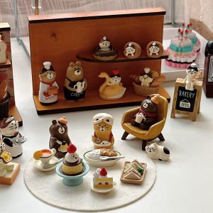 ของตกแต่งบ้านสไตล์ญี่ปุ่น DIY Resin Bread Cake Coffee Shop Decoration Baking เรซินขนาดเล็ก ของเล่นอาหาร สไตล์โมเดิร์นเรียบง่าย