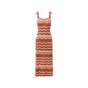 LANCY FROM 25 | Resort Style Knitted Long Strap Dress