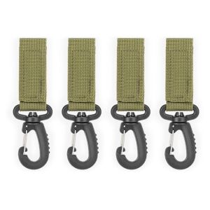 Outdoor tactical webbing nylon rotating buckle climbing buckle belt clip fixed buckle multifunctional keychain belt buckle
