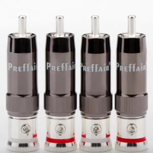 4PCS Silver Plated RCA Audio Plug Solder Audio line Connector For DIY HIFI Cable