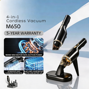 [MY Ready Stock]Rechargeable Car Vacuum Cleaner with Multiple Nozzles Strong Suction Washable Filter Handheld Mini Vac Blowing Suction Mite Remove for Car Gap Carpet Sofa Deep Dust Removal