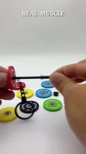 Móc chìa khóa tạ TẶNG kèm thanh đòn cho gymer Nam Nữ