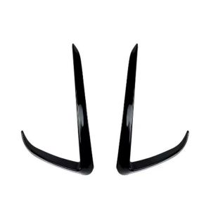 Pair Car Fog Lamp Trim Cover For Tesla Model 3 Model Y 2017-2023 Front Bumper Fog Lamp Wind Knife Spoiler Fog Light Eyebrow