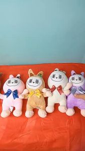 Gantungan kunci boneka labubu 25cm imut lembut