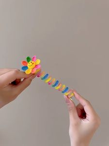 MI-C1167 Ikat Rambut Bergulir Anak Perempuan Motif Lucu / Karet Ulir Pita Kabel Ikat Rambut Spiral