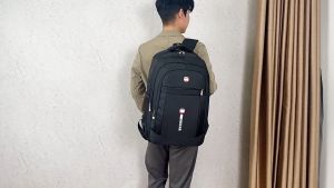 Mens High-Capacity Backpack - Business Laptop Bag Multifunctional Travel Backpack Water-Resistant Commuting Bag