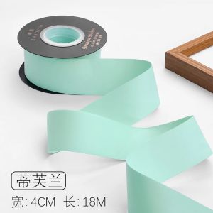 40mm Matte Ribbon Satin Ribbons DIY Artificial Silk Roses Crafts Supplies Sewing Accessories Scrapbooking Material 18meters/roll