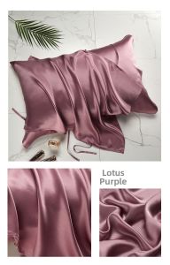 Catherine Lansfield | Catherine Lansfield Silk Pillowcase 100%  Silk Single Person Pillow Cover Home Use One Piece Fashionable Style