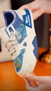 CIRCLE8 Sepatu Sneakers Pria Model Terbaru Kekinian Golvin Sepatu Casual Santai Modern Sepatu Keren