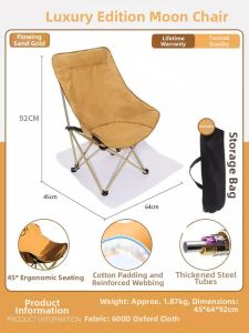 Outdoor Thickened Portable Moon Chair