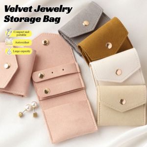 Premium Velvet Jewelry Storage Bag: Large Capacity & Travel-Friendly Pouches