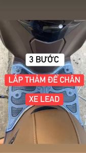 Thảm Lead Cacbon Và Xi Xe Honda Lead 2022-2023 Dùng Lót Chân Chống Trầy Xước Tránh Va Đập chính hãng Artistar
