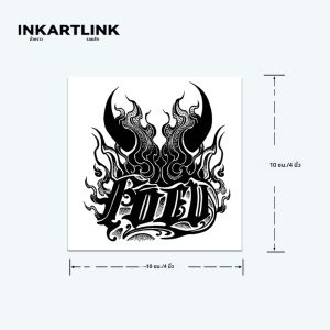 สติกเกอร์รอยสักชั่วคราวรูปแบบโฟกัส รอยสักวิเศษกันน้ํา รอยสักปลอมติดทนนาน 15 วัน รอยสักกึ่งถาวร