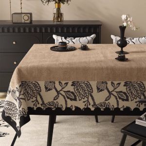 HOUGOUXIANG | Waterproof Oil-proof Wash-free Vintage Japanese Style Tablecloth