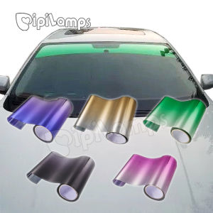 20X150cm Universal Car Sun Shade Cover Sticker Front Windshield Sunshade Protector Solar Window Tint Film Heat Insulation Color Changing Film