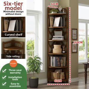 Corner Living Room Storage Cabinet