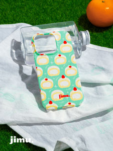 Original Acrylic Phone Case JimuBlock Cream Style Philin Qing Green Color Oppo 17Promax Huawei Mate70Pura Xiaomi 16Vivo Honor Compatible