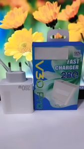 Batok Adapter VVO V30 PRO Fast Charger 280W Support Fast Charging