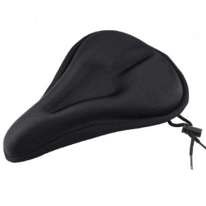 3D Soft Thickened Bicycle Seat Breathable Bicycle Saddle Seat Cover Comfortable Foam Seat Mountain Bike Cycling Pad Cushion Cove