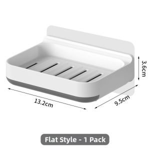 MRUN | Wall Mounted Draining Soap Tray Bathroom Suction
