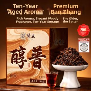 Aged Ten Years Golden Bud Ripe Pu-erh Tea