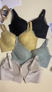 Bra Wanita Tanpa Kawat - Bra Renda - Bra Seamless - Bra Push Up - Bra Remaja | Zivva Bra Olive