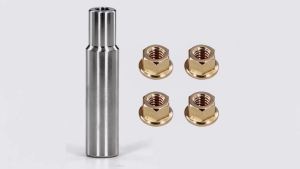OGRC 4 Chiếc Đồng Thau Bánh Xe Adapter Hạt Có Ổ Cắm Cho Tỷ Lệ 1/30 RC Xe Bánh Xích Xe Axial SCX30 Nâng Cấp Các Bộ Phận