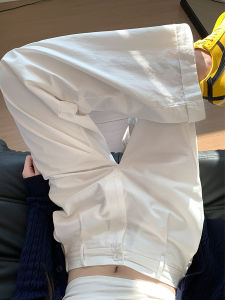 YAYANGREN | Ivory Summer Light Comfort High Waist Loose Pants