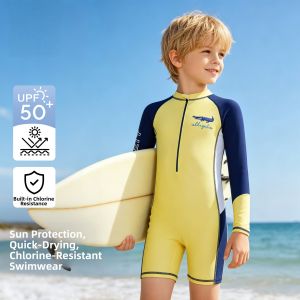 Long Sleeve Sun Protection Full Bodysuit Swimwear