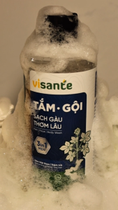 SữaTắm Gội 3in1Cho Nam VISANTE Chiết Xuất Sâm Làm Sạch Toàn Diện 300ml