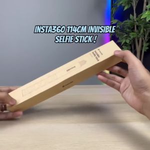 ⚡【Bulacan Stock】Orig Insta360 114cm Ultra-durable and Lightweight Invisible Selfie Stick For Luna Ultra/X4 Air/X5/Ace Pro2/X4/Ace/Ace Pro/GO 3S/GO3/ONE X3 BlackWith 1/4 screw