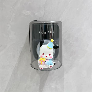Sanrio Wall-Mounted Toothbrush Holder Girls Home Use Student Food Grade PP Material Electric Toothbrush Toothpaste Rack