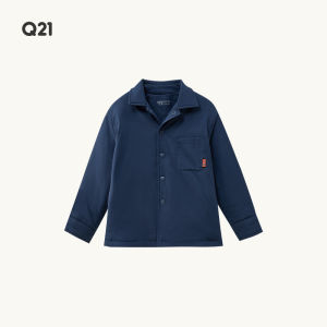 Q21 | Warm Pure Color School Uniform Quilted Coat